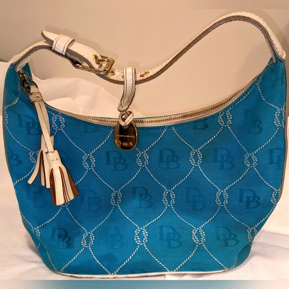 Dooney & Bourke Signature Monogram Mini Bucket Bag